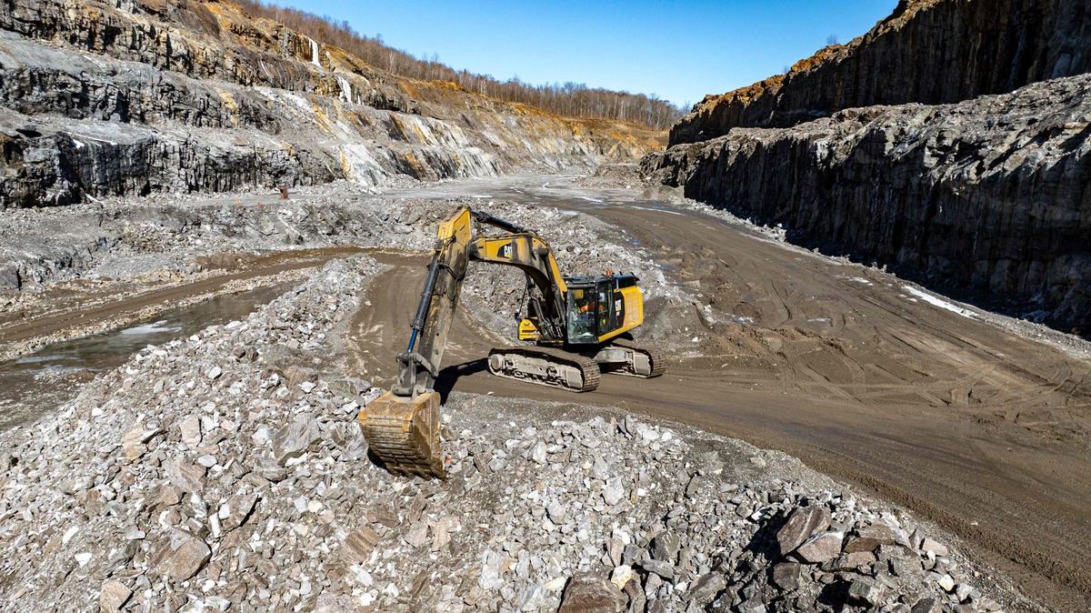 The Northern Graphite mine in Quebec. strategic minerals: lac-des-îles graphite mine new